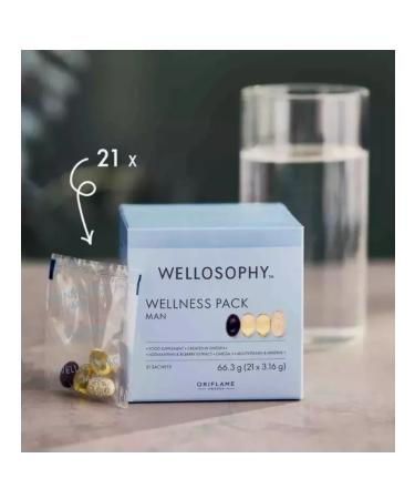 Oriflame Wellosophy Wellness Pack Man. Vitamins Original Minerals