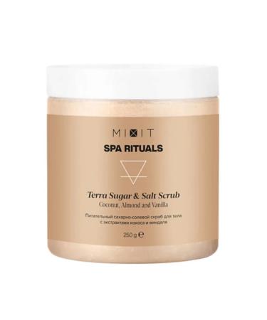 MIXIT Nourishing sugar-salt body scrub 250g - Buy Online on GoSupps.com