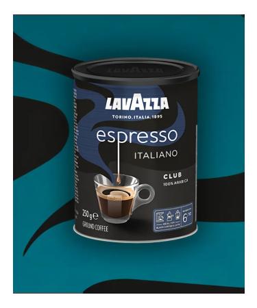 Lavazza Coffee ground Espresso Italiano Club w 250g