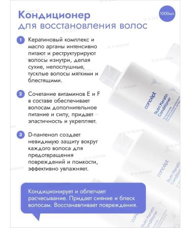 concept Shampoo and air conditioning for hair restoration 1+1l - Buy Online on GoSupps.com