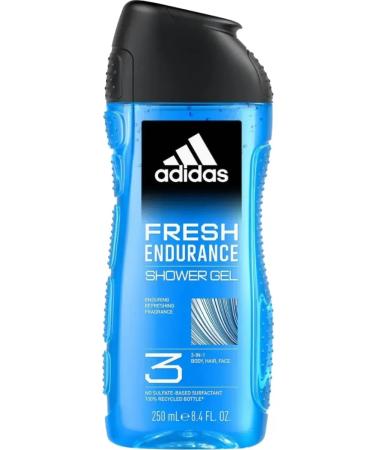 adidas Fresh Enduraance 3 in 1 - Men's shower gel and hair 250 ml - Buy Online on GoSupps.com