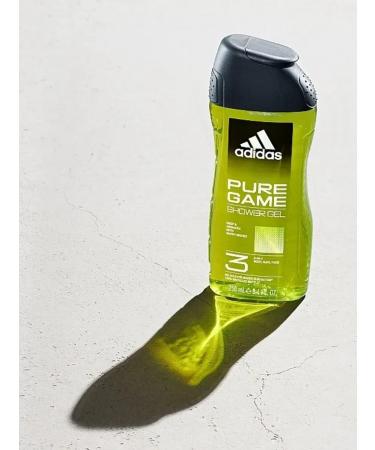 adidas Pure Game 3 in 1 - Men's shower gel and hair 250 ml - Buy Online on GoSupps.com