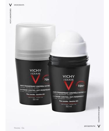 VICHY Deodorant Homme 72 hours 50 ml protects from sweat and smell - Buy Online on GoSupps.com