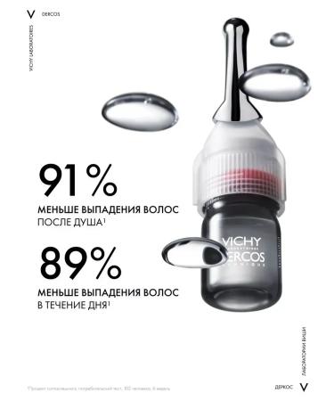 Vichy Dercos aminexil ampoules from hair loss for women 21 pcs - Buy Online on GoSupps.com