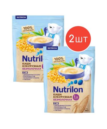 Nutrilon Silent corn porridge from 5 months 180 g 2 pcs
