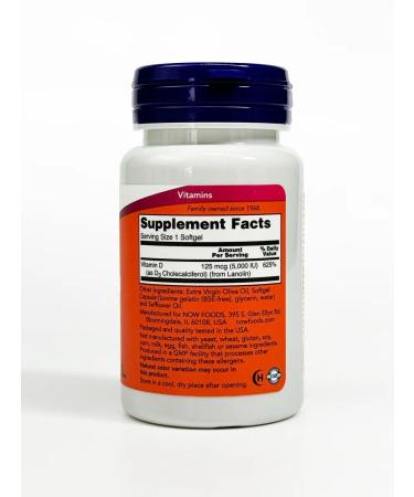 Vitamin D3 5000 Now - Buy Online on GoSupps.com