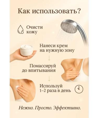 TOCHKA1000 clarifying cream for intimate zones of armpits and bikini - Buy Online on GoSupps.com