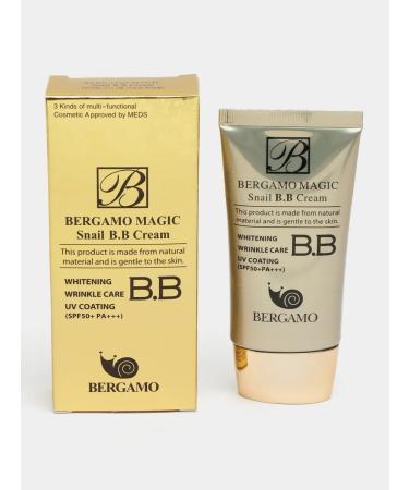 Tonal BB cream Bergamo Magic Snail Snil SPF 50+ PA +++ - Buy Online on GoSupps.com