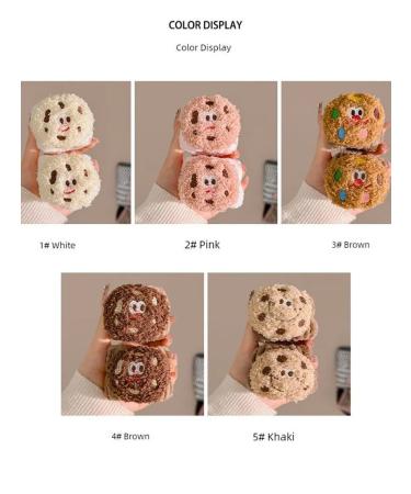 Cute cartoon bracelet (pair of brown cookies) - Buy Online on GoSupps.com