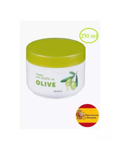 Deliplus Olive cream for the face body hands with olive oil 250 ml