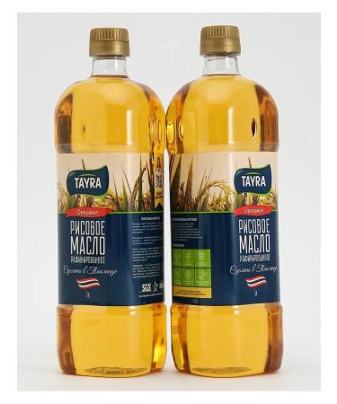 TAYRA Rice oil 1 l - 2 pcs in a plastic bottle