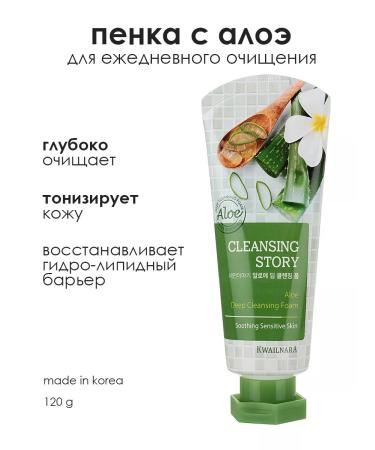 WELCOS Foam for washing with aloe vera extract 120 grams