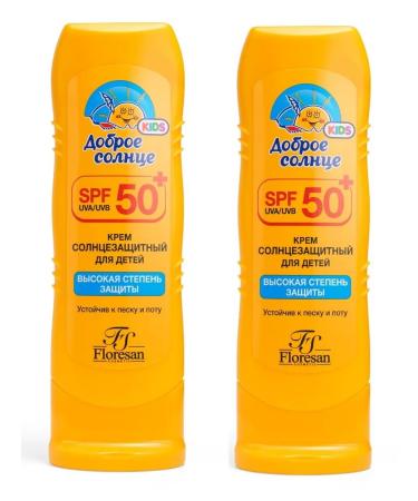 Floresan F121 Sunscare cream for children SPF 50+-2kpakovka - Buy Online on GoSupps.com
