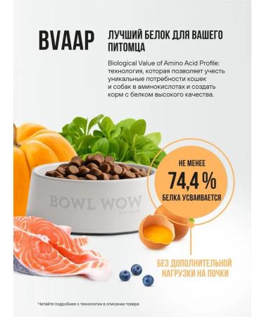 BOWL WOW Dry food for cats with sensitive digestion 1.5 kg - Buy Online on GoSupps.com