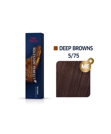WELLA PROFESSIONALS Hair color cream 5 75 Koleston Perfect ME+ Wella 60ml
