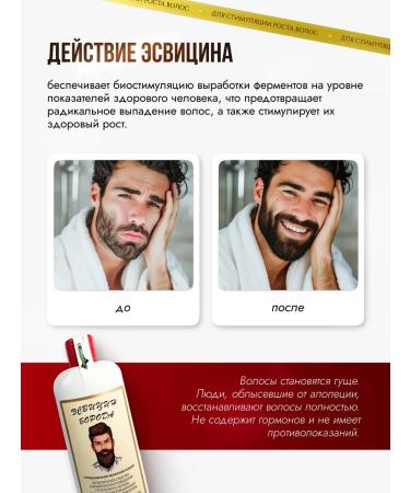 Esvicin Lotion men's beard for hair growth 250 ml - Buy Online on GoSupps.com