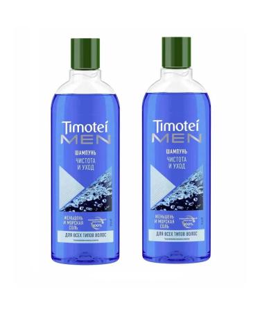 TIMOTEI Hair shampoo male cleanliness and caring 400 ml 2 pcs