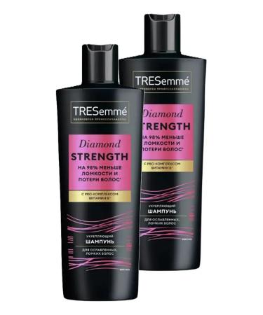 TRESemme Hair shampoo against brittleness and falling out 400 ml 2 pcs - Buy Online on GoSupps.com