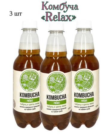 Absolute Nature Combuche Relax - tea mushroom with linden and thyme 3pcs *0.350l