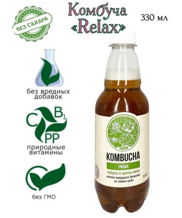 Absolute Nature Combuche Relax - tea mushroom with linden and thyme 3pcs *0.350l - Buy Online on GoSupps.com