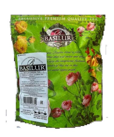 Basilur Leaf Basilyur tea green jasmine 100 g - Buy Online on GoSupps.com