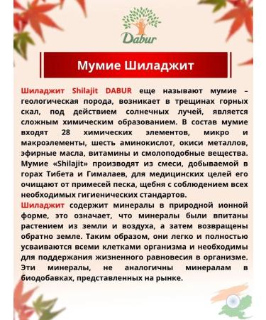 Dabur Mummy Shiladivit 30 cap - Buy Online on GoSupps.com