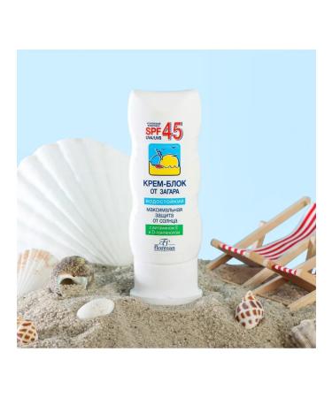 Bazario Cream-block for the face from tanned waterproof SPF 45 60 ml - Buy Online on GoSupps.com