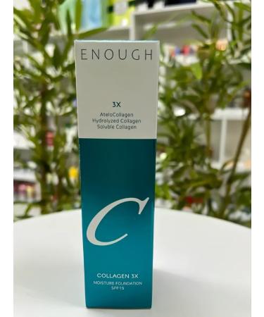ENOUGH Moisturizing foundation with collagen No. 23n - Buy Online on GoSupps.com