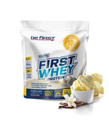 Be First FIRST WHEY Instant 420 g Vanilla Ice Cream Protein - Buy Online on GoSupps.com