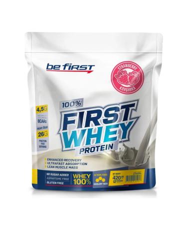 Be First FIRST WHEY Instant 420 GR protein strawberry ice cream