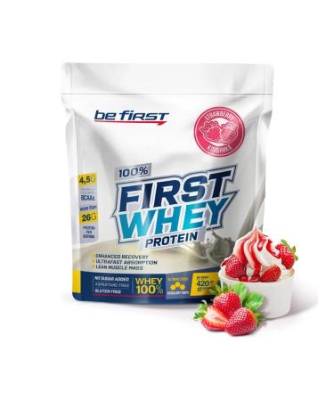 Be First FIRST WHEY Instant 420 GR protein strawberry ice cream - Buy Online on GoSupps.com