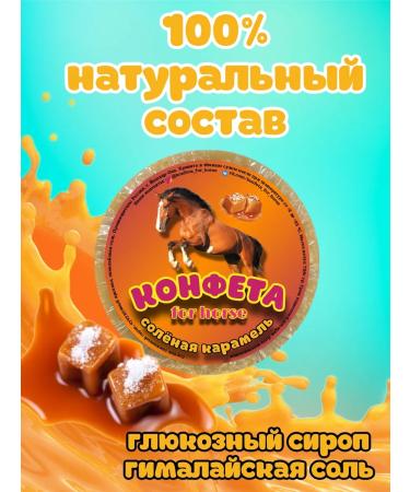 for horse Lizunets without sugar "Salt Caramel" for a horse - Buy Online on GoSupps.com
