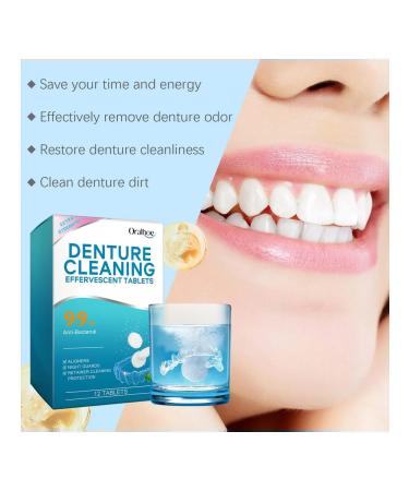 Oralhoe Effervescent tablets for denture cleaning - Buy Online on GoSupps.com