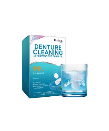 Oralhoe Effervescent tablets for denture cleaning - Buy Online on GoSupps.com