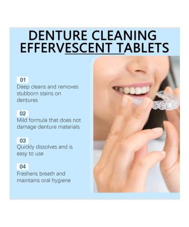 Oralhoe Effervescent tablets for denture cleaning - Buy Online on GoSupps.com