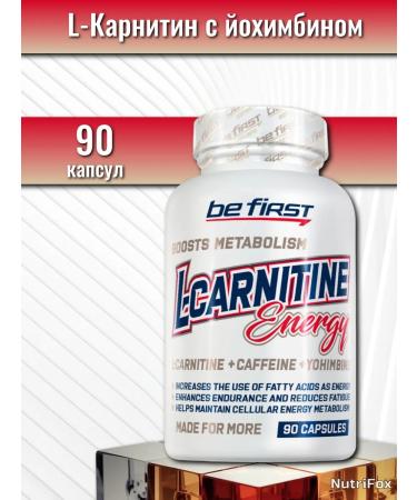 Be First L-carnitine with caffeine and yochimbin