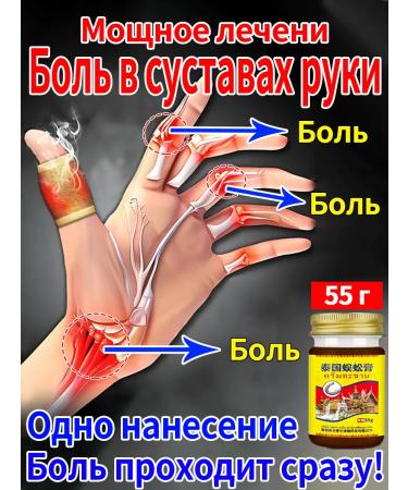treatment of pain in the joints of the wrist and fingers 55 g