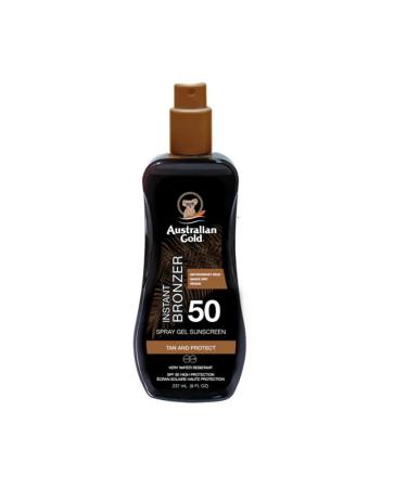 Australian Gold Spray gel with bronzer SPF 50 237 ml