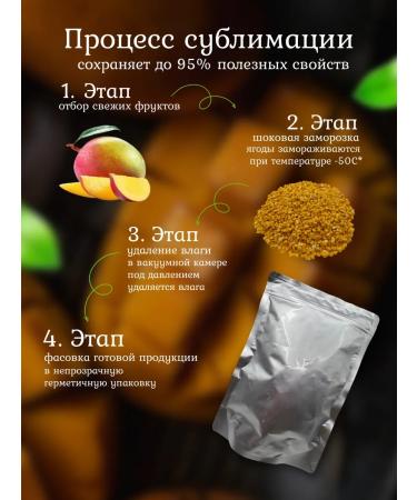 Useful for GY Mango sublimate cubes 5x5mm 100g - Buy Online on GoSupps.com