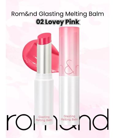 ROM&ND 02 Lovey Pink melting tint lip balm