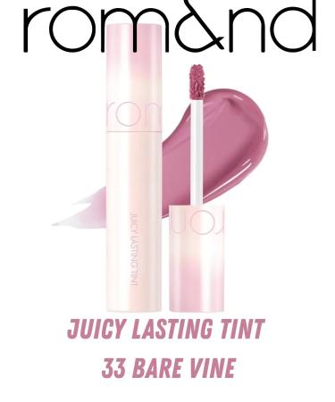 ROM&ND 33 bar Vine Tint for the lips with a glossy effect