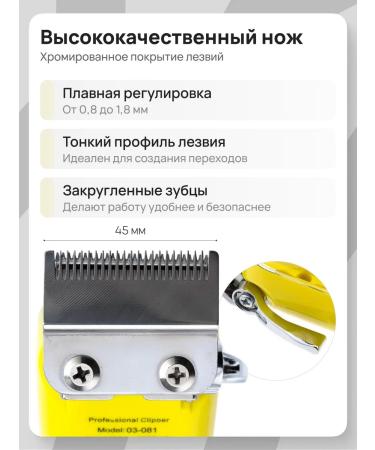Dewal Barber Style Neon 03-081 Yellows haircut - Buy Online on GoSupps.com