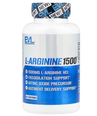 EVLution Nutrition L-Arginine 1500 mg 100 capsules
