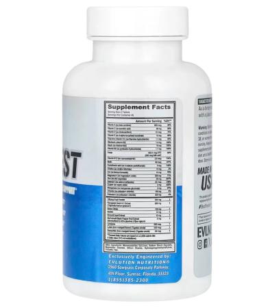 EVLution Nutrition Vitatest 90 tablets - Buy Online on GoSupps.com