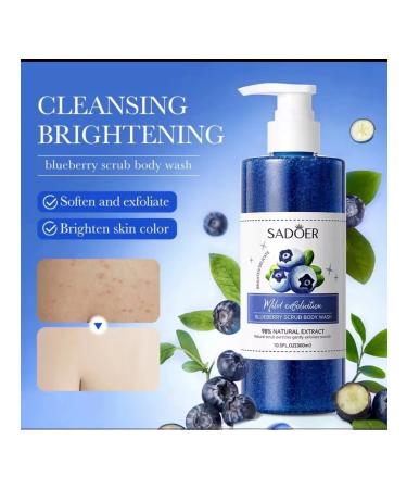 Body scrub exfoliating blueberries - Buy Online on GoSupps.com