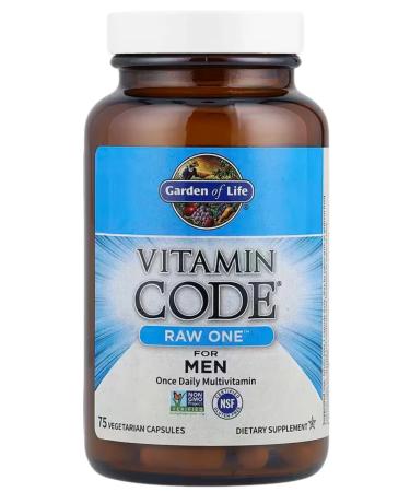 Garden of Life Vitamin Code Raw One for men 75 capsules - Buy Online on GoSupps.com