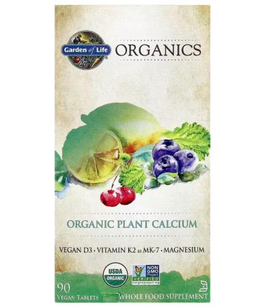 Garden of Life Organics Calcium Calcation 90 tablets
