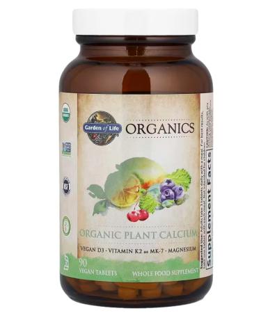 Garden of Life Organics Calcium Calcation 90 tablets - Buy Online on GoSupps.com