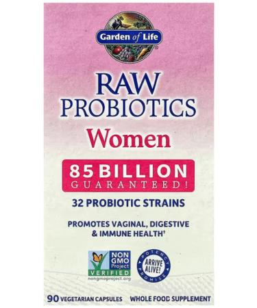 Garden of Life RAW PROBIOTICS Probiotic for women 85 billion 90 capsules