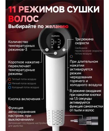 WINJON hair hair dryer professional 1200 watts white - Buy Online on GoSupps.com